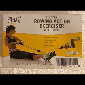 Pilates Everlast Rowing Action Exerciser w/DVD